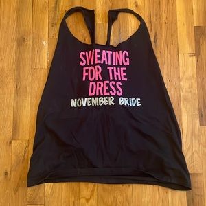 EUC November Bride workout tank!